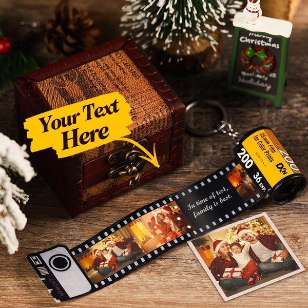 Your Photo Camera Roll Personalised Picture Film Roll Keychain Gift, Gifts  For Filmmakers