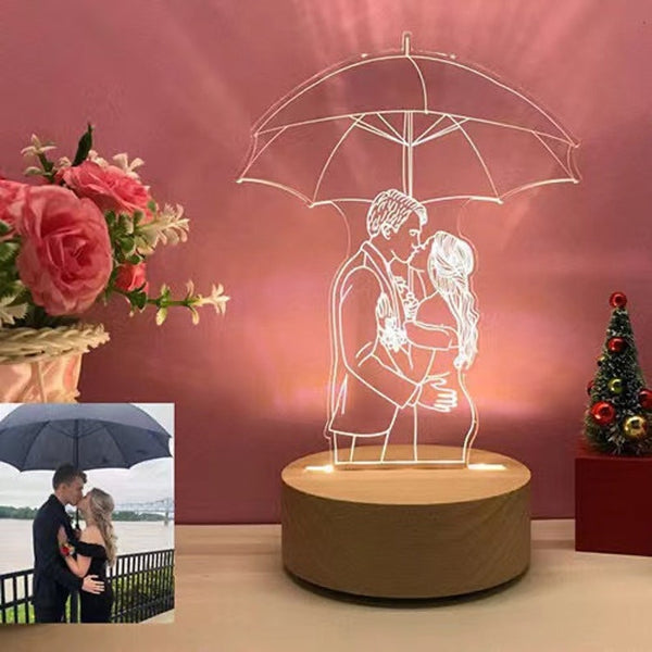 Lampephoto.fr - lampara 3d personalizada, regalo personalizado para mujer,  regalos especiales para madres, regalos originales para mujer, cosas para